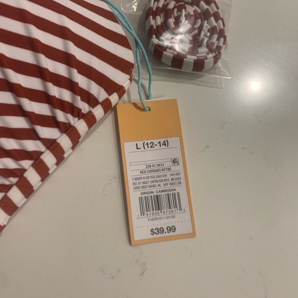Striped bathing suit - Picture 3 of 4